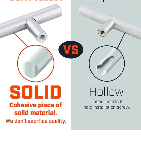 Euro Bar Cabinet Pulls Satin Nickel 20 piece - Picture 5 of 8